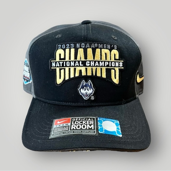 Nike Other - NCAA HAT Basketball 2023 MENS National Champions UCONN Nike Snap back Final 4